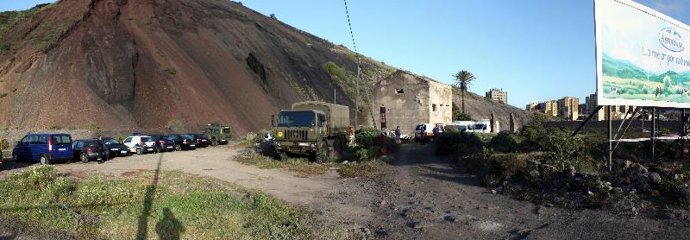 Panorámica del solar de Jinámar (Gran Canaria) donde se buscan lo que podrían se