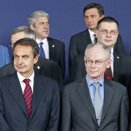 Zapatero y Van Rompuy