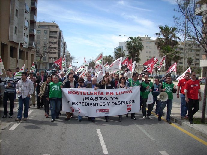 Manifestación En Defensa De La Hostelería