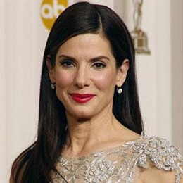 Primer plano de Sandra Bullock en los Oscar
