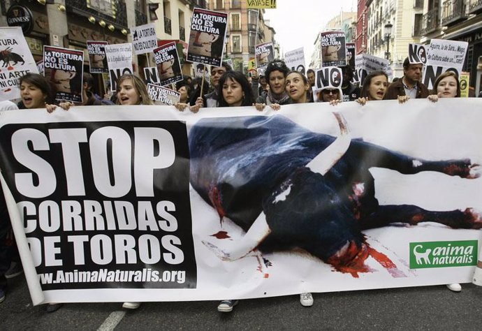 Manifestación Contra Los Toros 