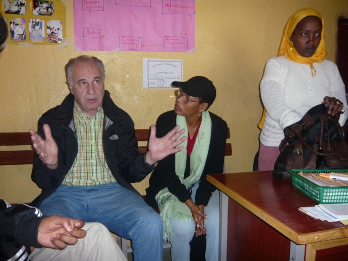 Blasco Con La Activista Etíope