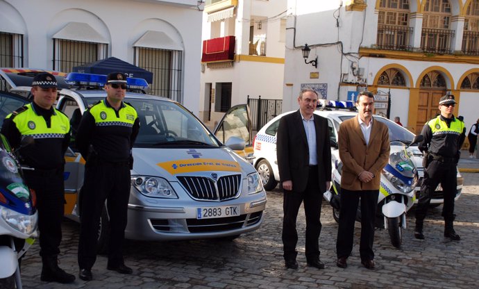 Un Momento De La Presentación De Los Vehículos Policiales