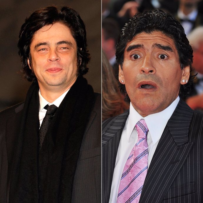 Benicio Del Toro Y Maradona