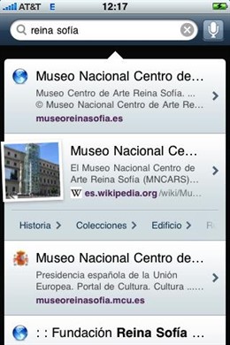 Aplicación De Búsquedas De Yahoo! Para Iphone