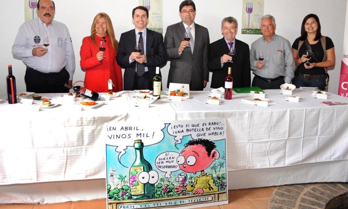 Abril, Mes Del Vino En Tegueste.