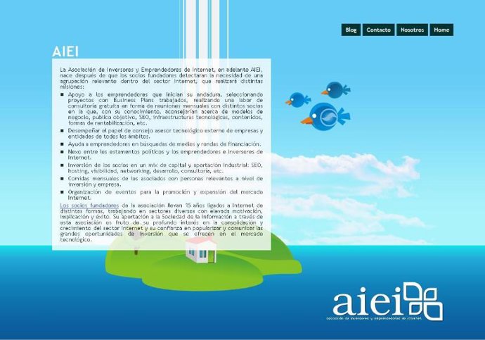 Página web de la Asociación de Inversores y Emprendedores en Internet.