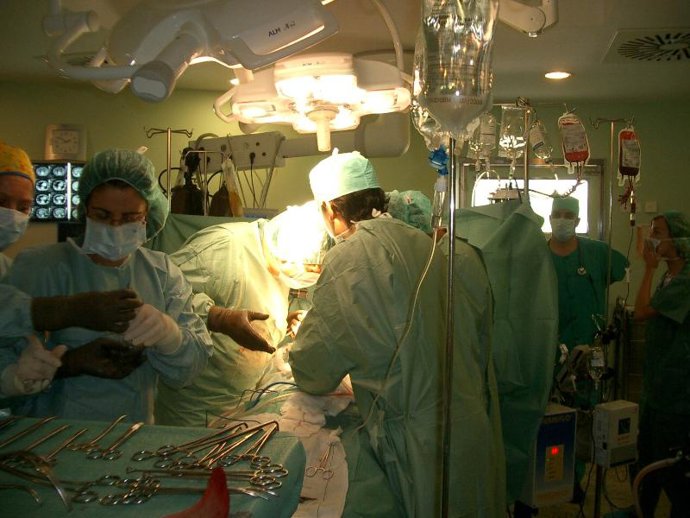 Momento de preparación en la donación de órganos