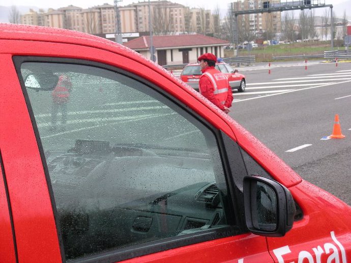 Control de la Policía Foral.