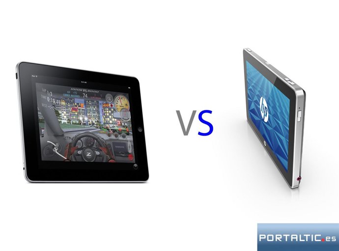 Ipad De Apple Frente Al HP Slate