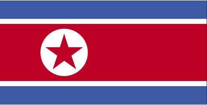Bandera De Corea Del Norte