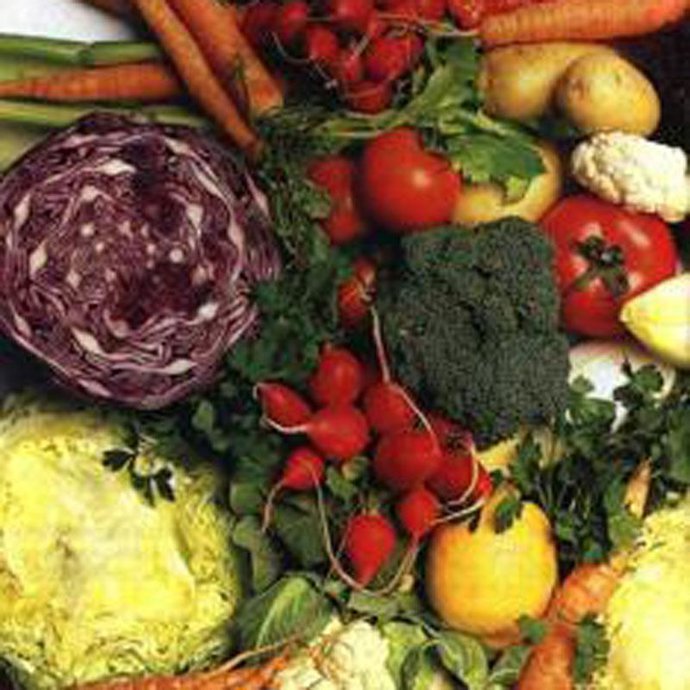 Frutas y verduras podrían tener sólo un efecto modesto contra el cáncer