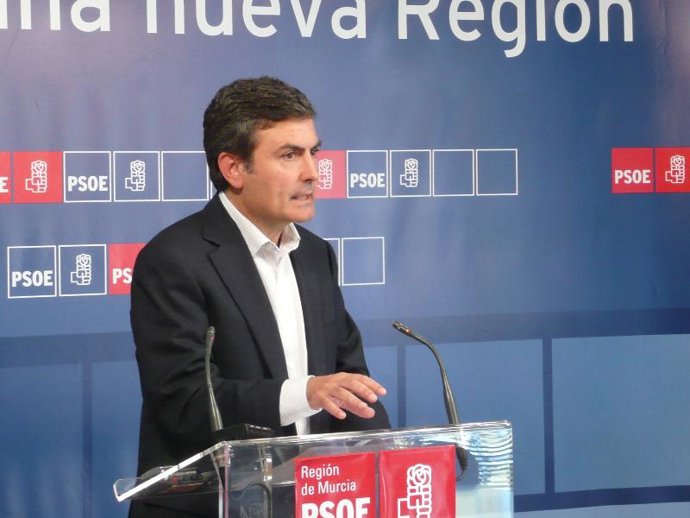 El secretario general del Partido Socialista en la Región de Murcia (PSRM), Pedr