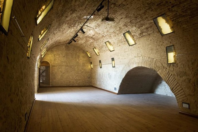 Interior del Castillo de Jumilla restaurado