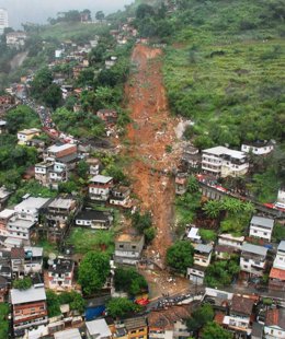 Inundaciones en Río de Janeiro (Brasil)