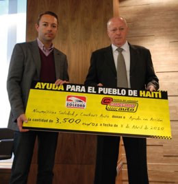 Entrega del cheque