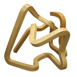 Escultura Madera Ayou De Juan Serrano