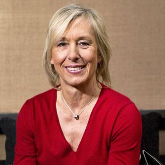 Posado de Martina Navratilova el día en que se supo que tiene cáncer