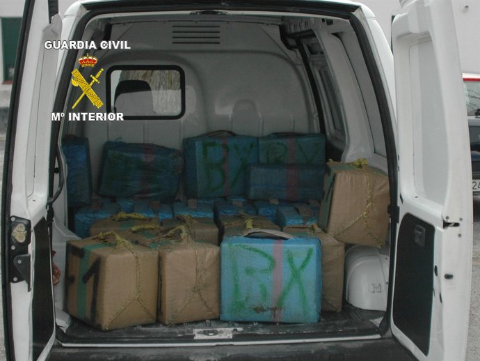 Hachís Decomisado En Una Furgoneta