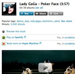Last.fm ofrecerá enlaces a páginas de terceros para escuchar canciones.