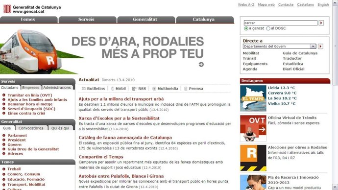 La Web De La Generalitat