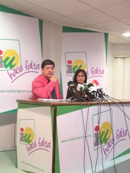 El Coordinador Regional De IULV-CA, Diego Valderas, Y La Coordinadora Provincial