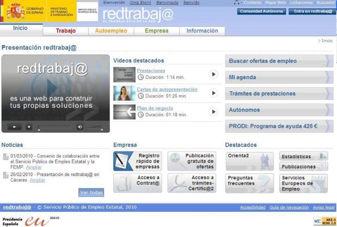Web Redtrabaj@