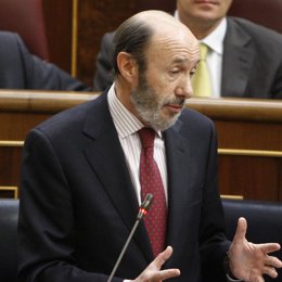 ministro del Interior, Alfredo Pérez Rubalcaba
