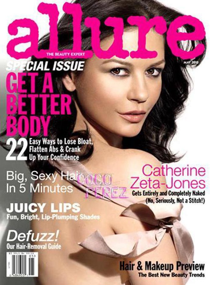 La Actriz Catherine Zeta-Jones Posa Para La Revista 'Allure'