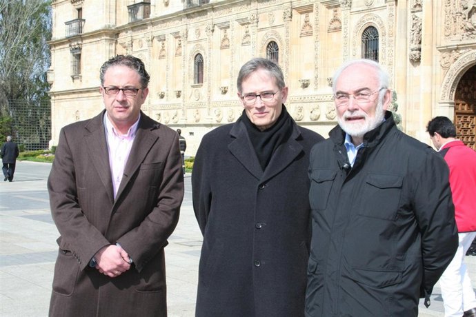 De Izq. A Drcha., Javier Chamorro, Álvaro Del Amo Y Juan Pedro Aparicio.