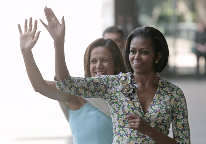 Michelle Obama Y La Primera Dama De México