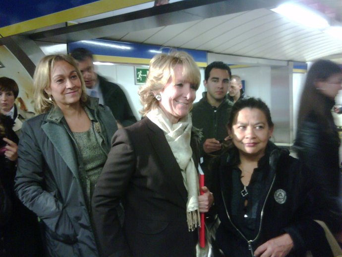 Aguirre En El Metro De Madrid