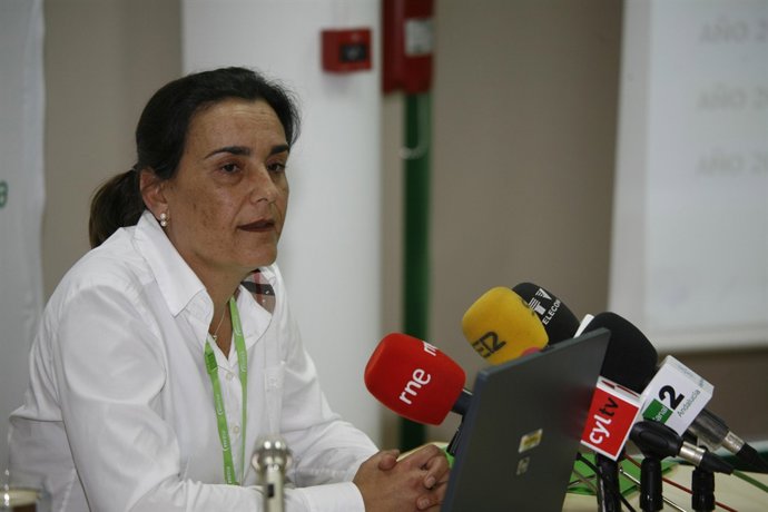 Eva Noguero, Directora De El Cabril, Durante La Rueda De Prensa