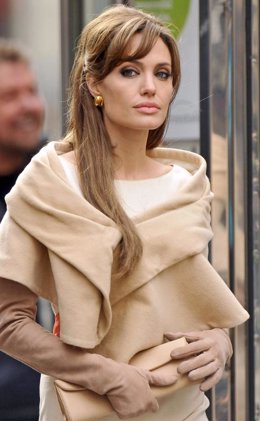Angelina Jolie en el rodaje de 'The Tourist'