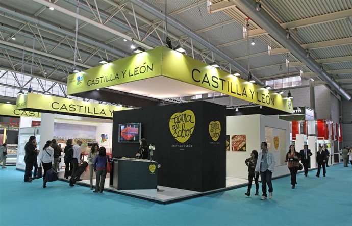 Expositor De La Marca De Castilla Y León 'Tierra De Sabor'.