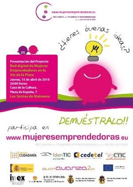 Cartel De La Red Mujeres Vía De La Plata