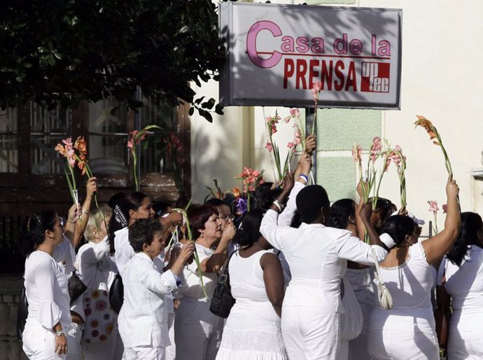 Las damas de blanco en Cuba 