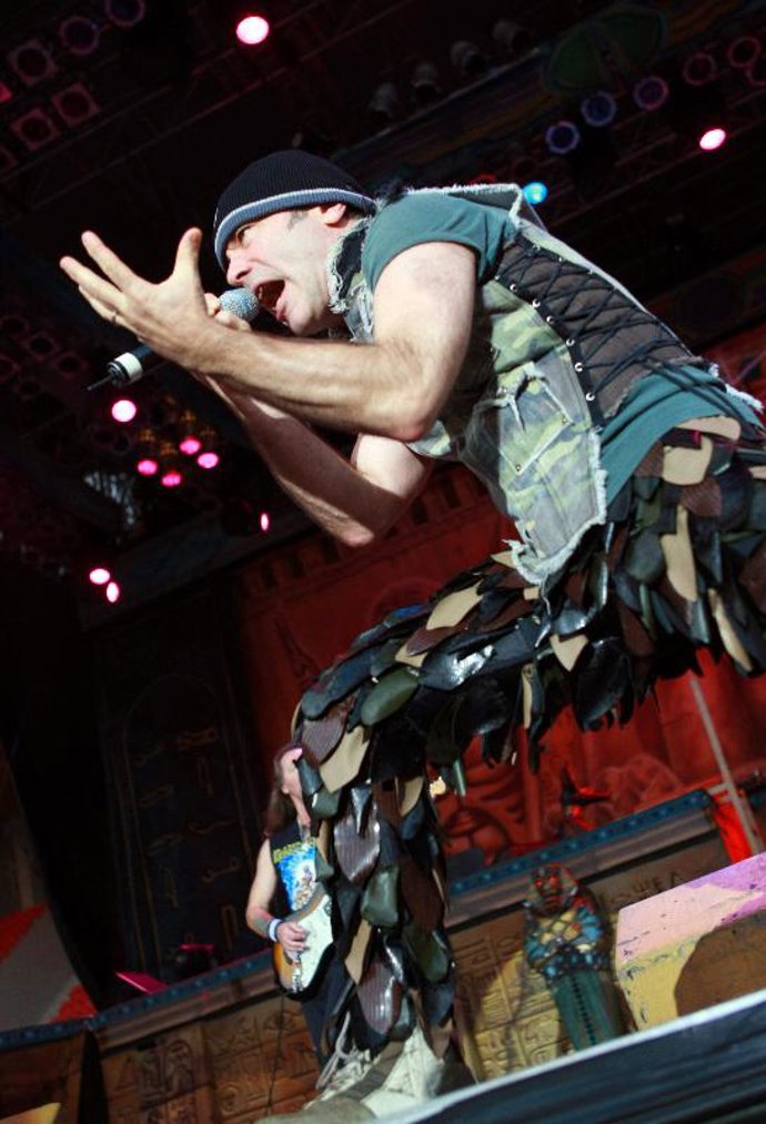 Bruce Dickinson, cantante de la banda Iron Maiden
