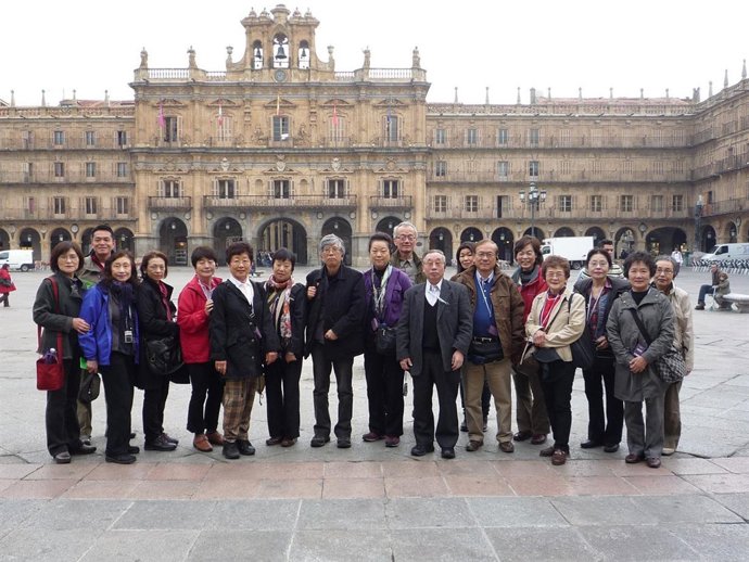 Periodistas Japoneses En Salamanca.