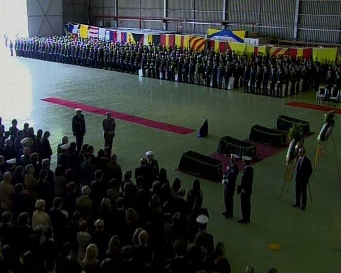 Funeral Por Los Soldados Muertos En Haití