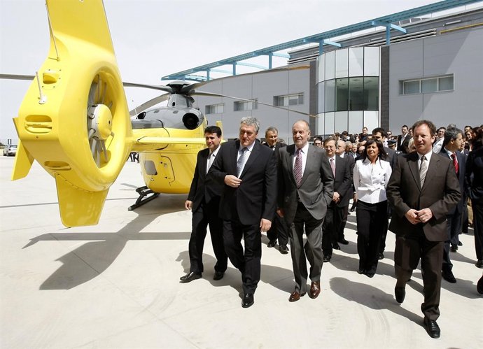 El Rey Visita Eurocopter
