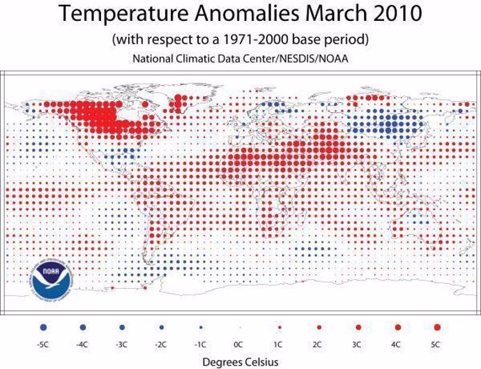 Anomalía Temperaturas