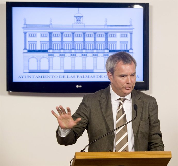 El Portavoz Del Gobierno En Las Palmas De Gran Canaria, Sebastián Franquis.