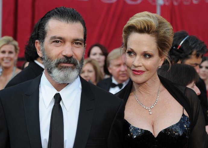 Los actores Antonio Banderas y Melanie Griffith