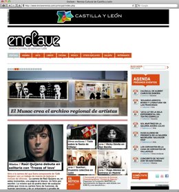 Pantallazo De La Página Web De La Revista Enclave