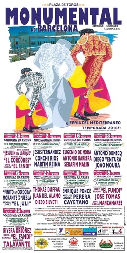 Cartel Barcelona 2010