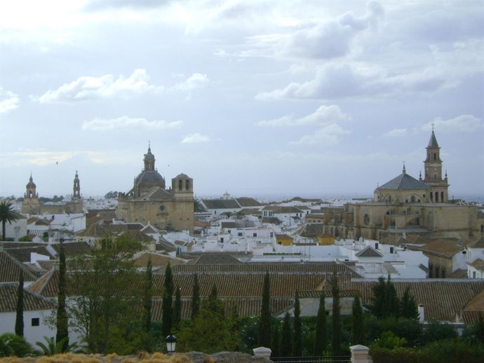Vista Parcial Del Casco Urbano De Carmona