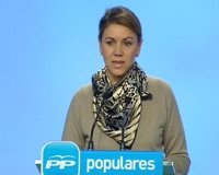 Cospedal se felicita por que Casas lidere la "protesta" contra quienes deslegitiman al TC