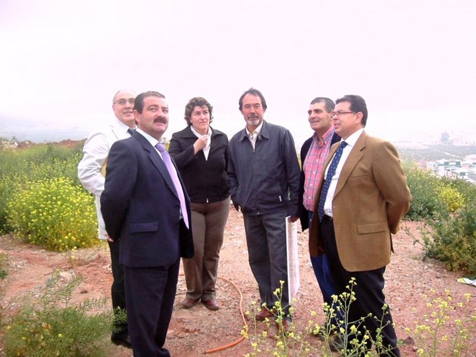 El Delegado De Medio Ambiente, José Castro, En La Visita Al Vertedero De Vilches