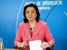 Mar Morero, Durante La Rueda De Prensa De Hoy